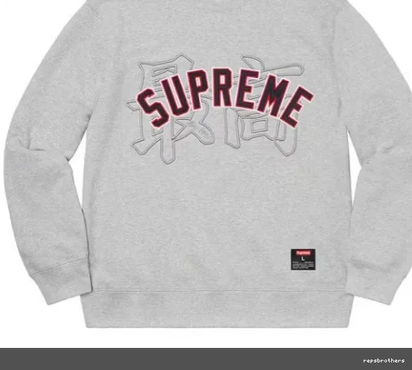 XL Grey Neck M White 20SS Embroidered Blue S Highest Logo Hoodie Black Crewneck Kanji L Royal Round 0820